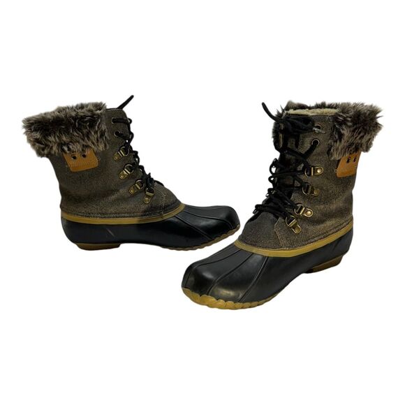 SPORTO DEEDEE Steel Shank Duck Boot Women’s Fall Winter Size 9M *Needs Inserts* - Picture 4 of 11